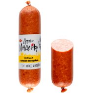 Колбаса варено-копченая Сервелат из индейки, высшего сорта, 500 г