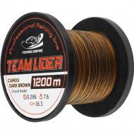 Леска монофильная «Lider» Camou Dark Brown, CDB-0300, 1200 м, 0.30 мм