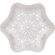 Тарелка столовая обеденная «Bronco» Snowflake, 336-212, 21 см