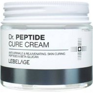 Крем для лица «Lebelage» антивозрастной, омолаживающий, Dr. Peptide Cure Cream, с пептидами, 616003, 70 мл