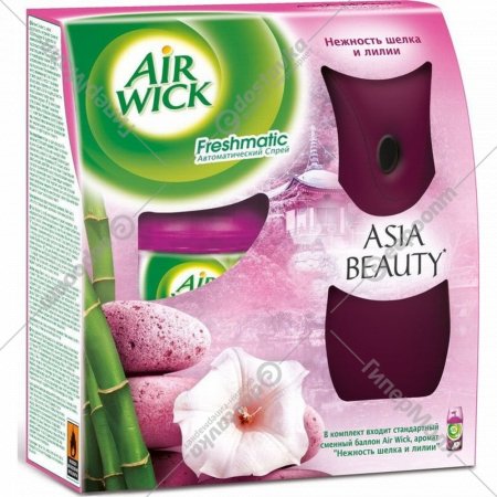 Освежитель воздуха «Air Wick» Freshmatic, нежность шелка и лилии, 250 мл