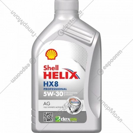 Масло моторное «Shell» Helix HX8 Professional AG, 5W-30, 1 л