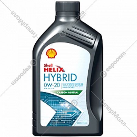 Масло моторное «Shell» Helix Hybrid, 0W-20, 550056722, 1 л
