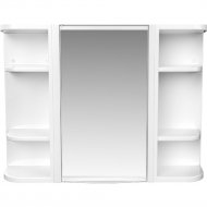 Шкаф для ванной «Berossi» Hilton НВ 33301000, снежно-белый, с зеркалом