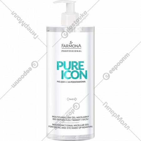 Гель для снятия макияжа «Farmona» Pure Icon, Мультифункциональный мицелярный, PRO7041, 500 мл