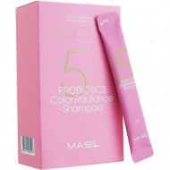 Шампунь для волос «Masil» для сияния цвета, 5 Probiotics Color Radiance Shampoo, с пробиотиками, 60507, 20х8 мл