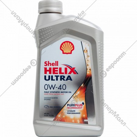 Масло моторное «Shell» Helix Ultra 0W-40, 550046356, 1 л