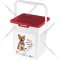 Контейнер для корма «Бытпласт» Lucky Pet, 434212821, бордовый, 8 л