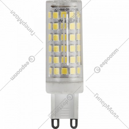 Лампа светодиодная «ЭРА» STD LED JCD-9W-CER-827-G9, Б0033185