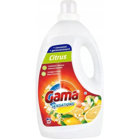 Гель для стирки «Gama» Sensations Citrus, 2.2 л