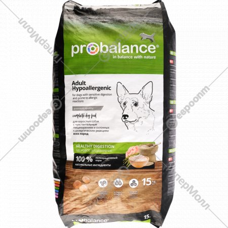 Корм для собак «ProBalance» гипоаллергенный, 15 кг