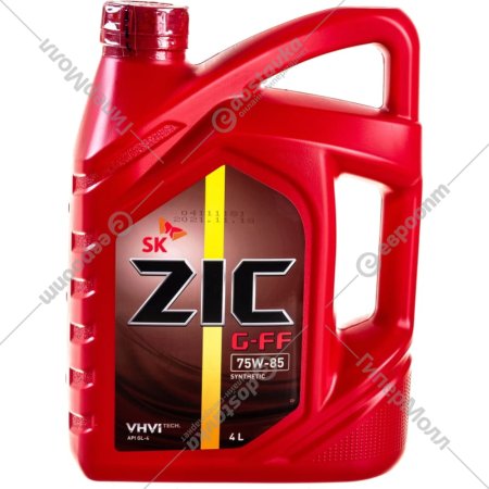 Трансмиссионное масло «ZIC» G-FF 75W85, 162626, 4 л