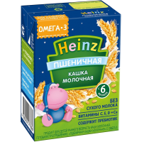 

Каша"HEINZ"(мол.пшеничная)200мл