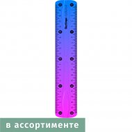 Линейка «Berlingo» Radiance, гибкая, розовый/голубой градиент, PR-10220, 20 см
