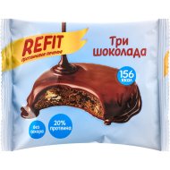 Печенье протеиновое Refit три шоколада в шоколаде, 40 г