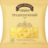 Сыр полутвердый «Брест-Литовск» Традиционный, тертый, 45%, 200 г
