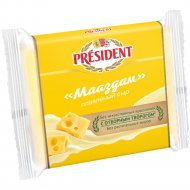 Сыр плавленый «President» Мааздам, 40%, 150 г