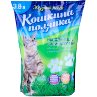 

Наполнитель"КОШКИНА ПОЛЯНКА"3.8л,0106