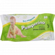 Детские влажные салфетки «Pamperino» без отдушки, 80 шт