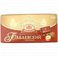 Шоколад «Бабаевский» темный, с фундуком, 100 г