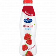 Йогурт питьевой «Ласковое лето» клубника, 1%, 900 г