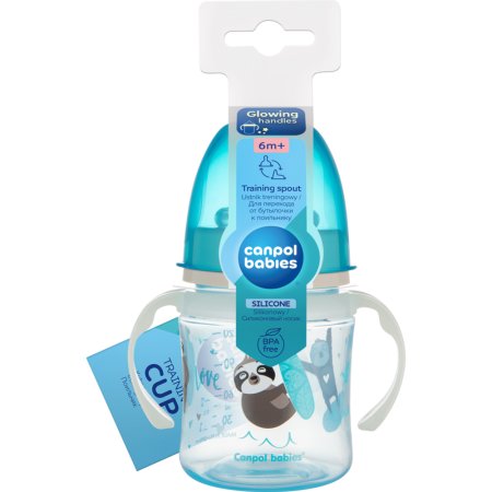Поильник обучающий Canpol Babies 35/207, голубой, 120 мл.
