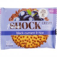Печенье протеиновое «FitnesShock» Чёрная смородина-рис, 30 г