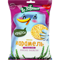 

Хлебцы хруст."JR.KORNER" (рис,карам) 30г