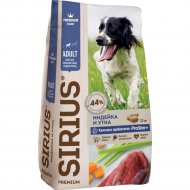Корм для собак «Sirius» для средних пород, индейка и утка с овощами, 12 кг