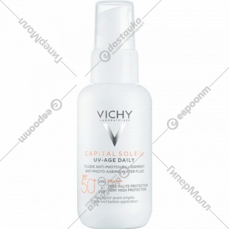 Солнцезащитный флюид для лица «Vichy» Capital Soleil UV-Age Daily,SPF50+,40 мл