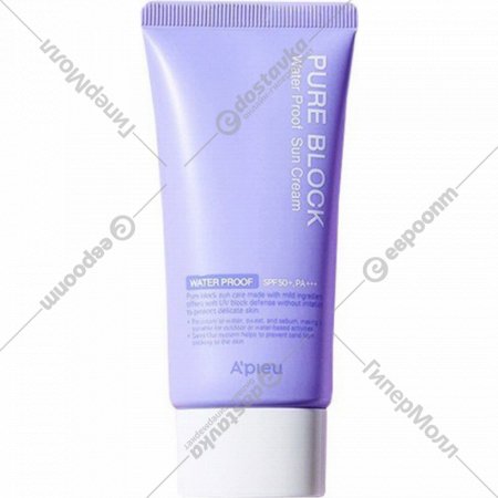 Крем для лица «A'Pieu» Pure Block Water Proof Sun Cream, SPF50+/PA+++, O2911, 50 мл