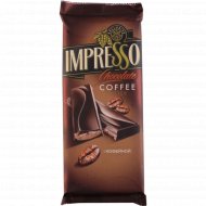 Шоколад горький «Impresso» с кофейной начинкой, 200 г