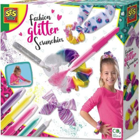Набор для творчества SES Creative Блестящие модные резинки для волос, 14140