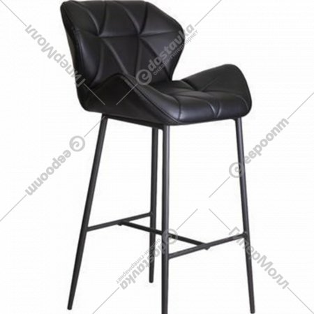 Барный стул «AksHome» Lagos, черный/черная нить