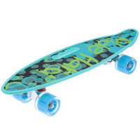 

Скейт пластмассовый(Skate24)Бирюзов/гол.