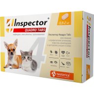 Таблетки для животных «Inspector» Quadro Tabs, I401, 0.5-2 кг