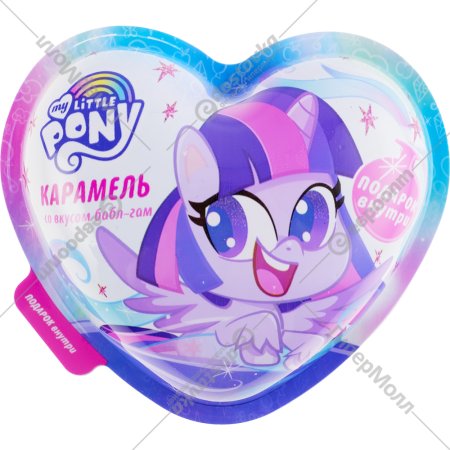 Карамель леденцовая «Конфитрейд» My Little Pony со вкусом бабл-гам, с подарком, 15 г