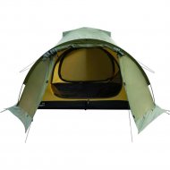 Туристическая палатка «Tramp» Mountain 4 Green V2 2022, TRT-24g