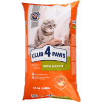 

Сух.корм д/к прем"CLUB 4 PAWS"крол,14кг