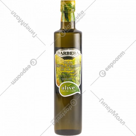 Масло оливковое «Barbera» нерафинированное, 0.5 л