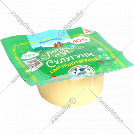 Сыр полутвердый «Верхний луг» Сулугуни, 40%, 240 г