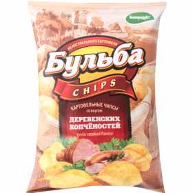Чипсы «Буль­ба Chips» со вкусом де­ре­вен­ских коп­чё­но­стей 75 г