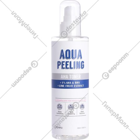 Тоник для лица «A'Pieu» Aqua Peeling. С AHA и BHA кислотами и экстрактом лайма, 250 мл