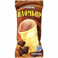 Мороженое шоколадное, в вафельном стаканчике, 80 г