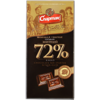 

Шоколад "СПАРТАК" (горьк,элит,пенал)90г