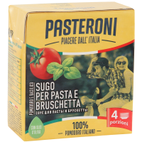 

Соус томатный "PASTERONI" (базилик,340г)