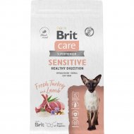 Корм для кошек «Brit» Care Cat Sensitive Healthy Digestion, с индейкой и ягнёнком, 5066155, 7 кг