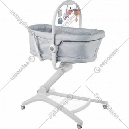 Кроватка-стульчик «Chicco» Baby Hug 4 в 1, 08079173580000, grey relux