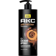 Гель для душа AKC Свежий аромат, темный шоколад, 1000 мл