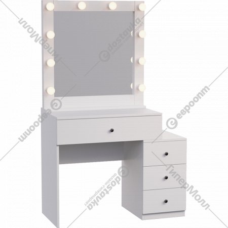 Туалетный столик «Мир Мебели» с зеркалом и подсветкой, SV-44